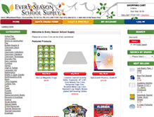 Tablet Screenshot of catalog.everyseasonfc.com